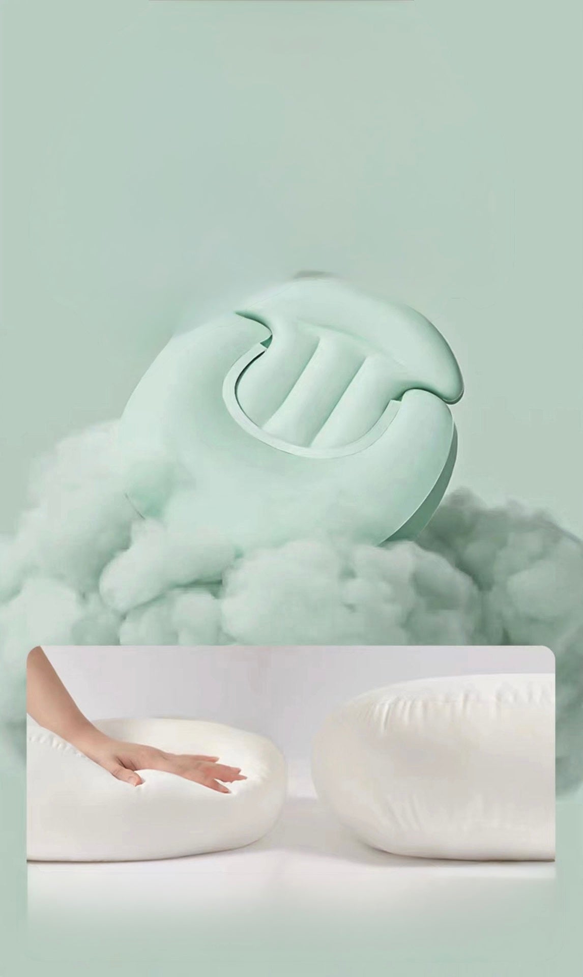 2-in-1 nursing and reclining pillow for babies