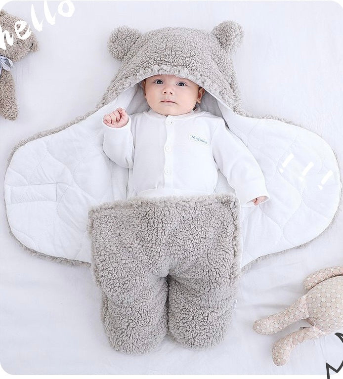 Newborn sleeping bag – warm baby blanket for autumn & winter