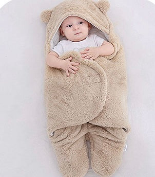 Newborn sleeping bag – Warm baby blanket for fall and winter