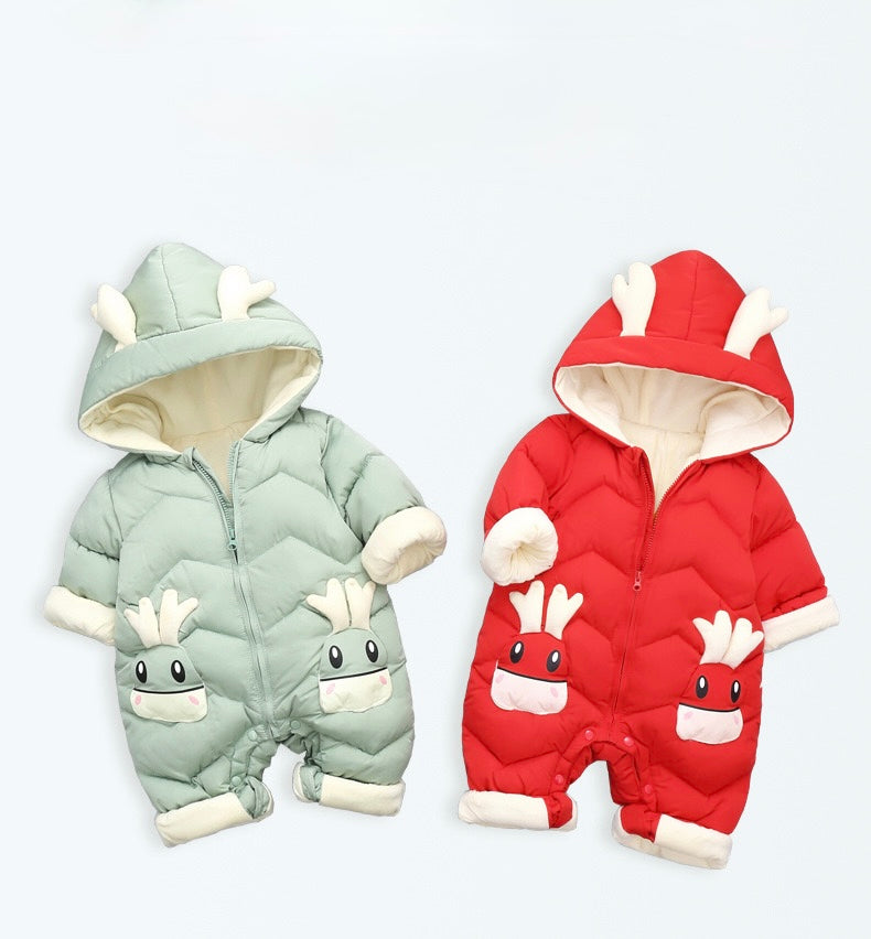 Baby Winter-Strampler – Kuscheliger Overall für Jungen & Mädchen