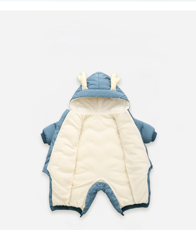 Baby Winter-Strampler – Kuscheliger Overall für Jungen & Mädchen
