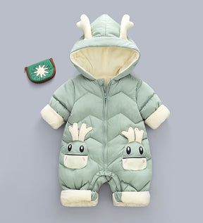 Baby Winter-Strampler – Kuscheliger Overall für Jungen & Mädchen