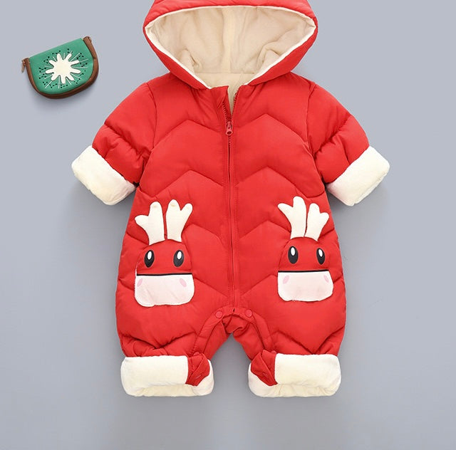 Baby Winter-Strampler – Kuscheliger Overall für Jungen & Mädchen